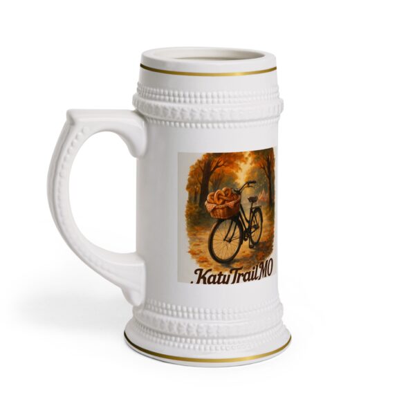 Oktoberfest Style Beer Stein Mug with Bicycle Design, Perfect for Beer Lovers, Housewarming Gift, Oktoberfest, or Cycling Enthusiasts