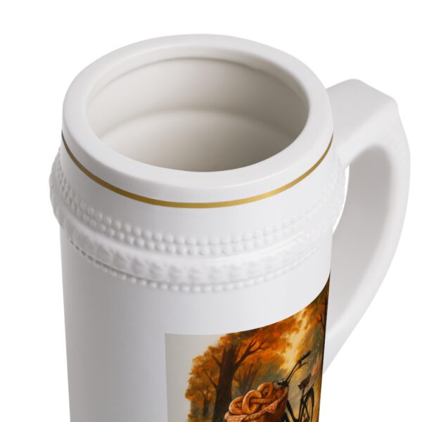 Oktoberfest Style Beer Stein Mug with Bicycle Design, Perfect for Beer Lovers, Housewarming Gift, Oktoberfest, or Cycling Enthusiasts - Image 4
