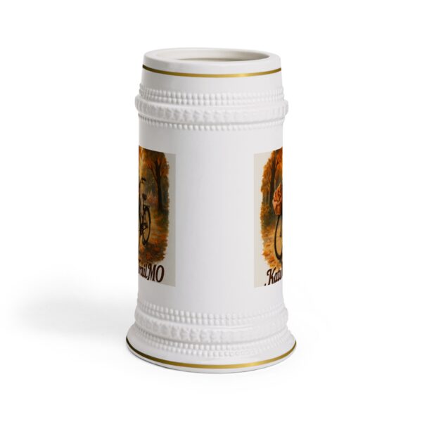 Oktoberfest Style Beer Stein Mug with Bicycle Design, Perfect for Beer Lovers, Housewarming Gift, Oktoberfest, or Cycling Enthusiasts - Image 2